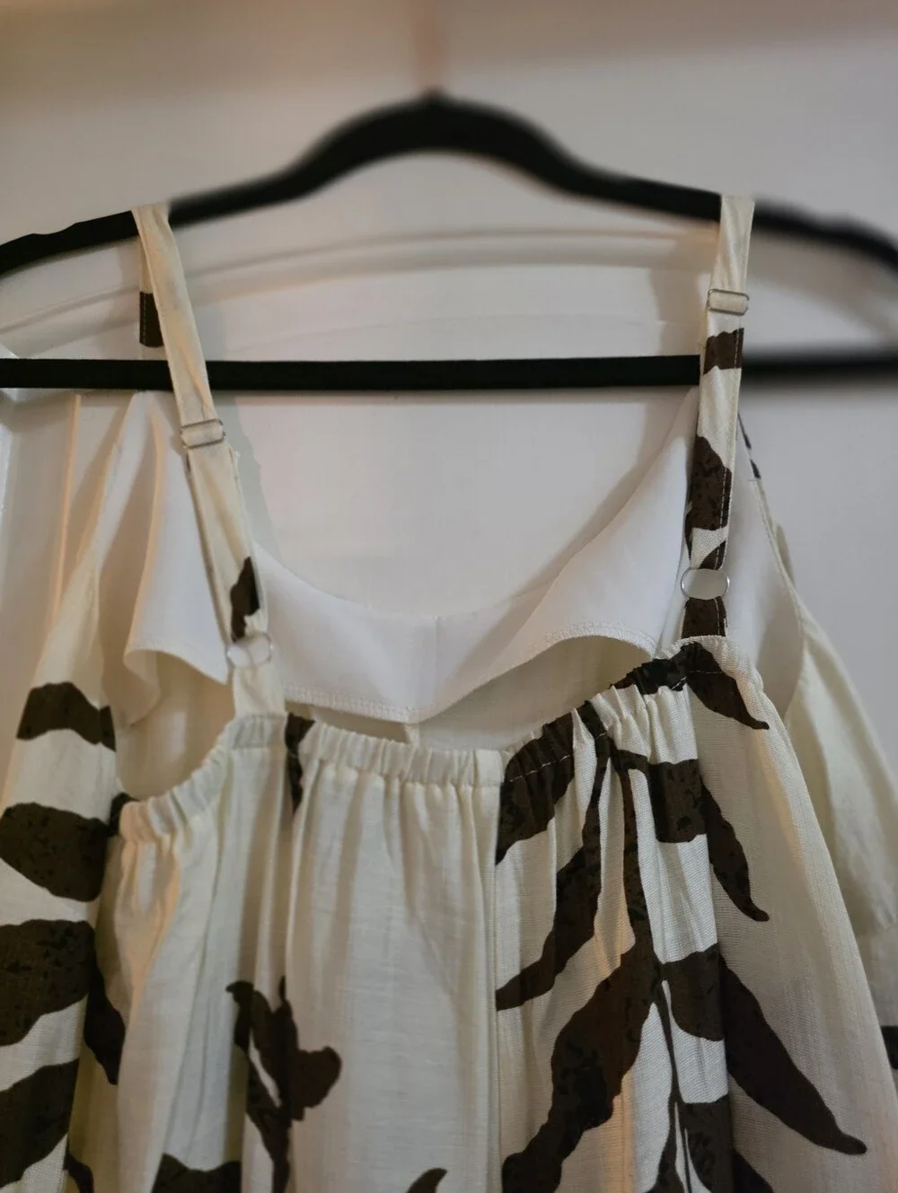 Cutest Summer Jumpsuot... Cream and Brown Botanica